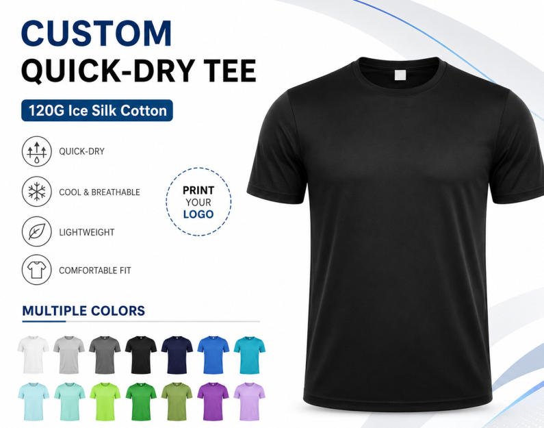 custom quick dry t shirt